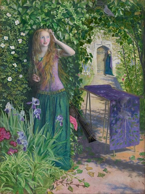 Arthur Hughes, Fair Rosamund, 1854