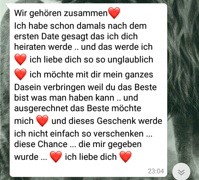 Süßer sehr text langer Wie mein