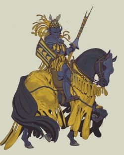 mischeviouslittleelf:Mmmmmmaking progress on this guy c: cant wait to render out the honey-rich cloth of gold ^^ I was thinking of doing Aerion Brightflame or Maekar with his kickass battle armor, studded with dragon teeth, or if you guys got another