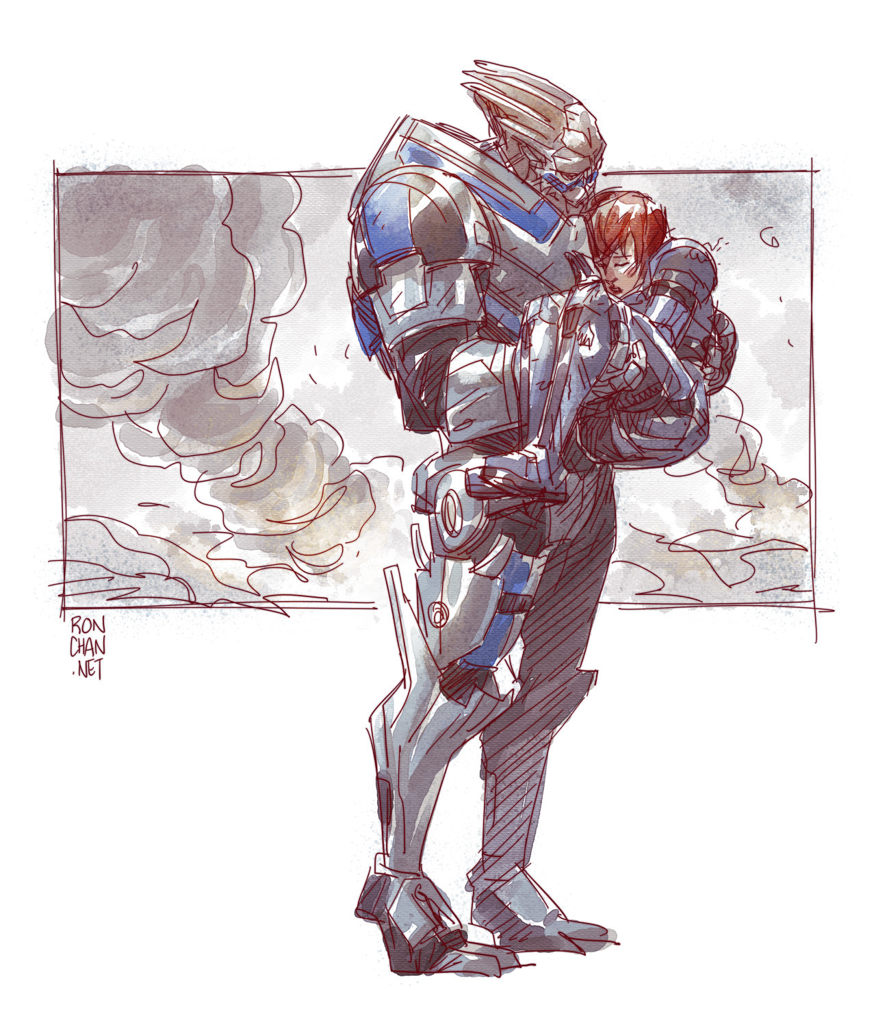 rondanchan:  “Garrus…” “Shepard, please… Don’t try to speak. I’ve got