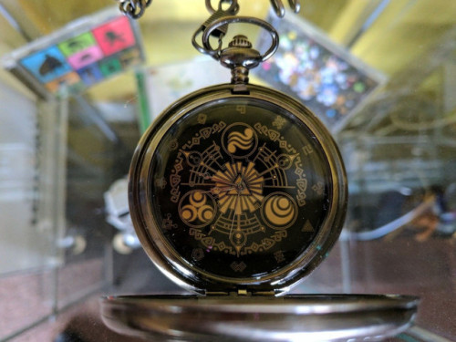 retrogamingblog: Nintendo released a line of official Breath of the Wild Pocketwatches