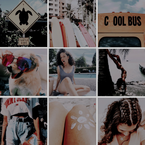 aaudace: sweet creature ⇢ moodboard series, leilani bishop (1/?)❝ I made a summer bucket list of eve