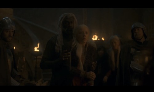 Not Over Corlys Holding Rhaenyra Like THATS GRANDFATHER!!!!