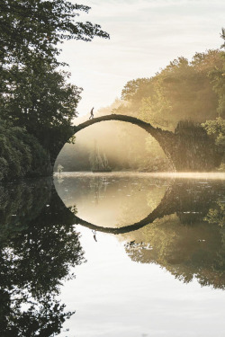 banshy: Rakotzbrücke, Germany by: Max Muench 