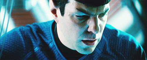 searchingforspock:  oh my god you have no idea how much i’ve thought about this ever since i first saw the movie so i’m going to talk to you about it okay i had no knowledge of star trek when i saw into darkness, i hadn’t even seen the 2009 movie.