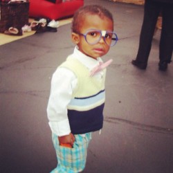 Amin &ldquo;Poindexter&rdquo; Pride. #tbt #throwbackthursday #thejrz #son #family #halloween #costume