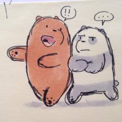 losassen:  Tiny warmup #webarebears sketch