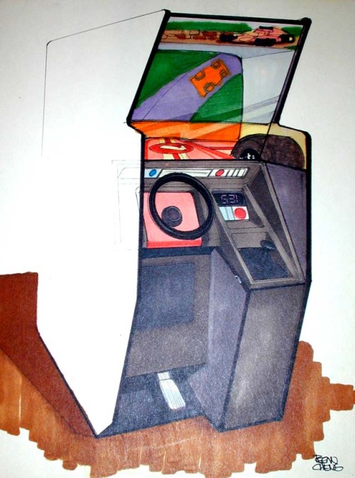 70sscifiart:    “In the 70s, Atari clearly had a vision of what the arcades of the future would look like.”