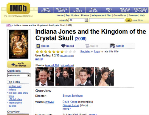 The Internet Movie Database (abbreviated IMDb) is an online database of information related to films