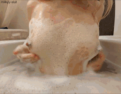 lewdvirgo:  milkyy-slut:Fun fact: Tits are about 40% more fun when they’re soapy. Manyvids