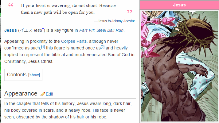 atrailofblood:  philanthropy-lite:  when you’re a JoJo fan and people tell you