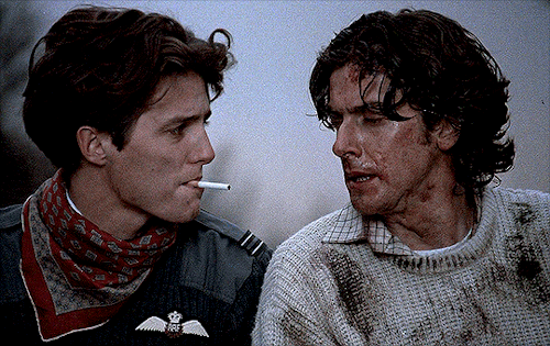 HUGH GRANT & PETER CAPALDIthe Lair Of The White Worm (1988), Dir. Ken Russell.
