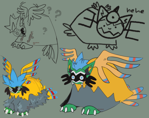 This Is A WIP, I Love The Idea For This Fusion But Its Sooo Damn Hard To Pin Down. Combo Is Sigilyph