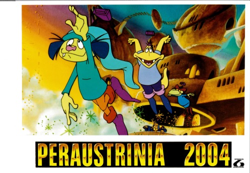 Ten of the original dozen Peraustrínia 2004 lobby cards that would have been posted in cinemas in 19