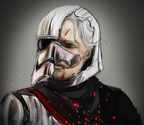 redelicebeta:Captain Phasma doodle.