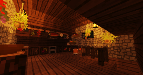 My lil’ Rustic cabin on the @bittercraftmc server &lt;3Not my primary home, but I love it dearly. :&