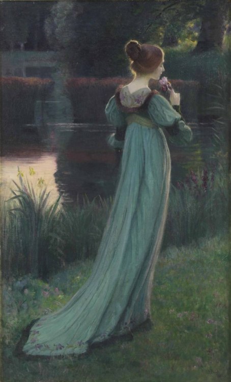 Reminiscing by the Pond. 1893. Armand Point  