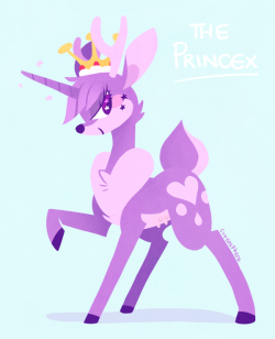 cuteosphere:  The Princex of the Gendeer is kind and gentle, but renowned for their sassiness. They’re secretly quite grateful for their royal status, as it means “their majesty” and “your majesty” are the only pronouns others need ever address