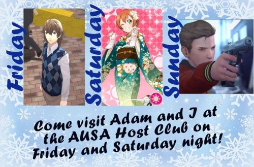 terminallyxsadistic: AUSA line up c:! Really excited to be in the host club with @terminallyxsadisti