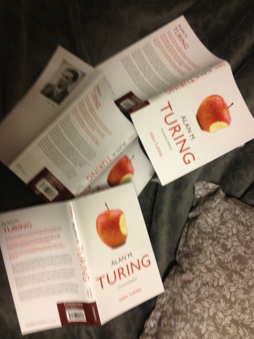 inpictures-2013: February 13- for reasons unknown my biography of Alan Turing came with three jacket