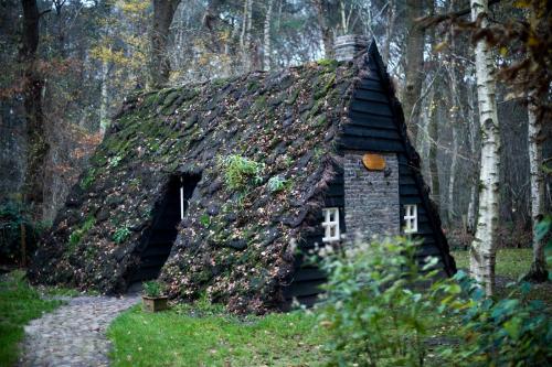 lord-thundercastle:Turf A-frame in Ansen, Netherlands