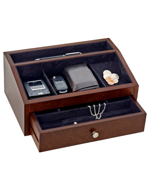 Reed & Barton Jewelry Box, Jackson Men’s Accessory Chest