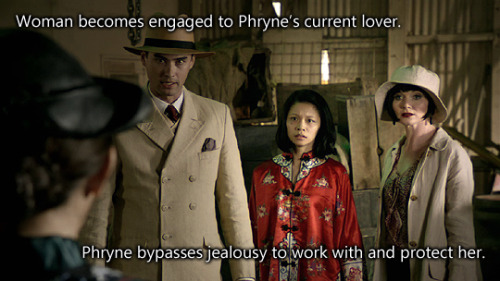 beardedboggan:kitscaboodle:mrv3000:There are many things I love about Phryne Fisher.  One of th