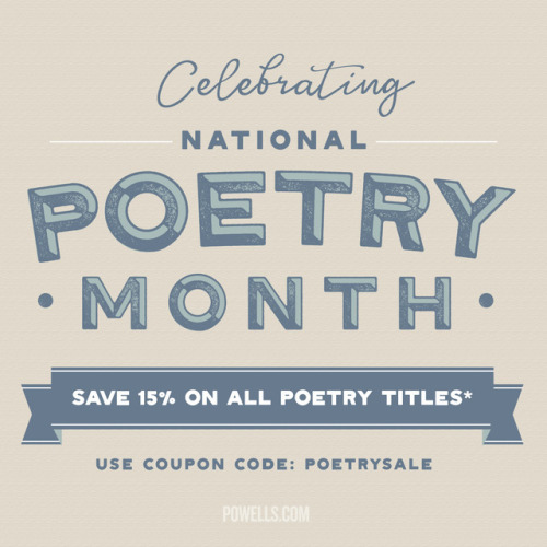  National Poetry Month is an opportunity to highlight the remarkable history and continued achieveme