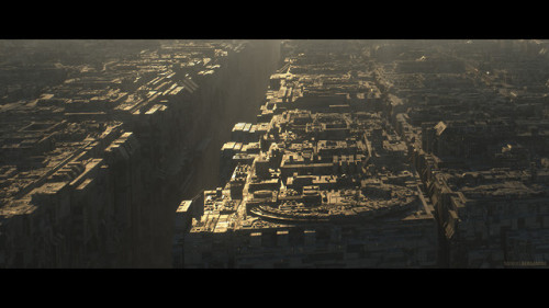 getamovieon: Coruscant “Environment based on the amazing cyclorama that was featured in Star Wars Ep