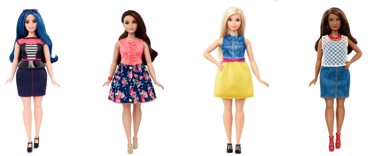ohbeesneeze:The funniest thing about the new Barbie Fashionista dolls is that Lammily