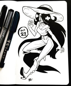 mikeluckas:Marceline for #Inktober!  (How