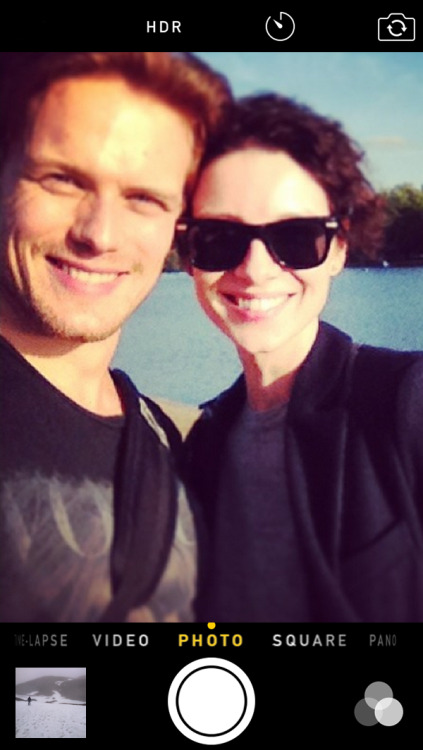 jamesandclairefraser:Sam & Cait - Selfies