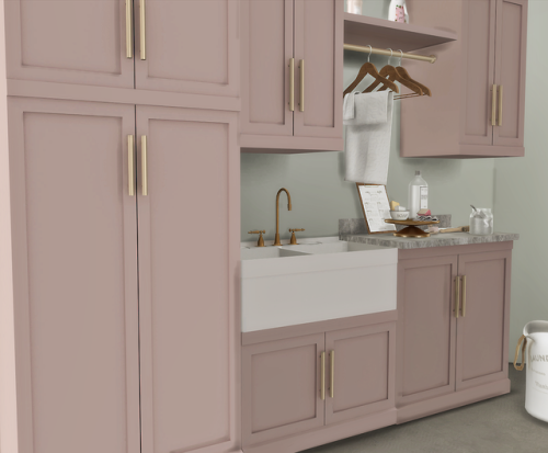 pinkbox-anye: Laundry with 22 new meshes. There are some high poly meshes (Clothespins, detergent, h