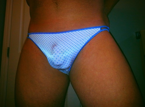 hungry4cockypanties: Feels like a polky kinda day… Wow, Matty what sexy panties you have!! Lo