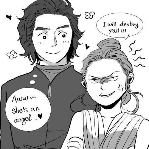  My Reylo Doodles:(54/?) I CAN ONLY SEE YOU