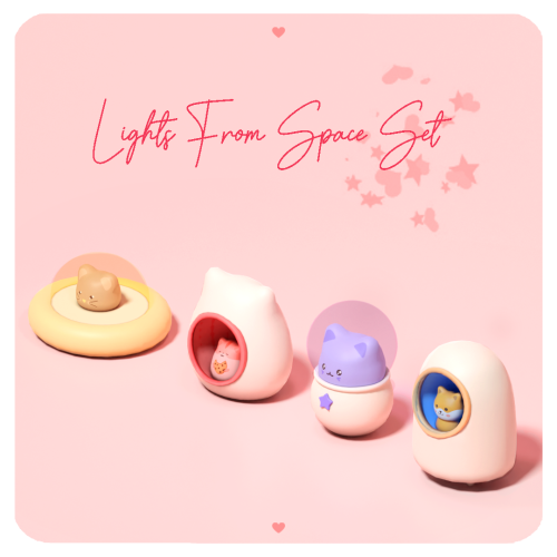 ☆*⋆☽ Lights From Space Set ☾⋆*☆ This is actually a mini set but still, I am very excited t