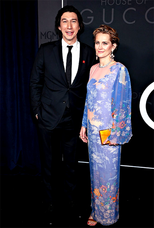 Adam Driver & Joanne Tuckerat the ‘House of Gucci’ New York Premiere || Nov. 16, 202