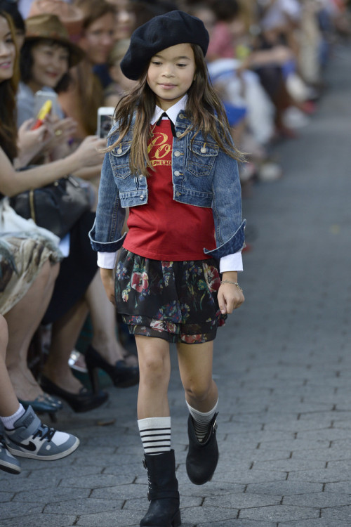 global-fashions:Ralph Lauren Children’s Fashion Show - NYC