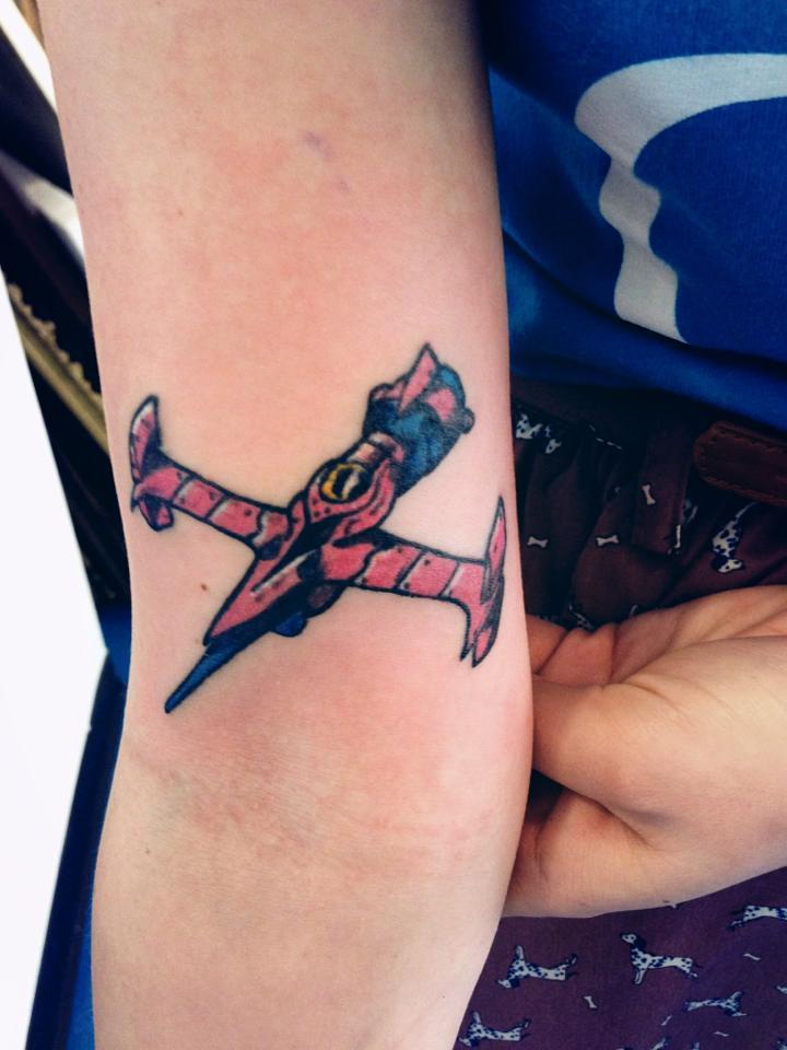 Got Spikes Swordfish II for my first tattoo Alongside my favourite quote  from the series  rcowboybebop