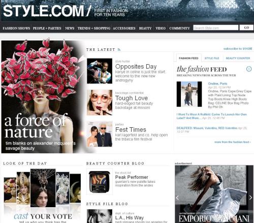 Goodbye, Style.com.Today marks a strange moment in my history...