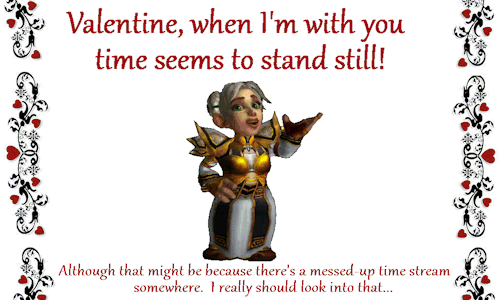 katieskarlette:Warcraft Valentines - Sindragosa, Chromie and Kairozdormu[Aspects here and black drag