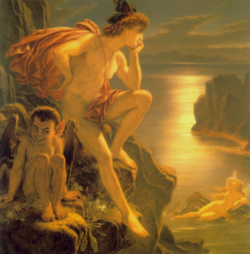 Oberon And The Mermaid by Joseph Noel Paton, 1888.