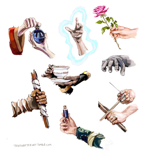 thereinafter-art: more DA hand studies