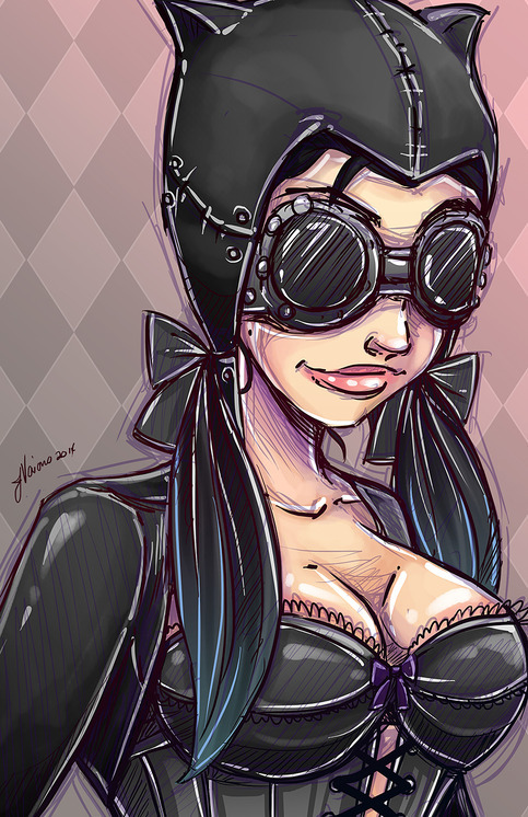 kreepi-work-of-art:  (via Steampunk Catwoman Portrait · NoFlutter Art and Design · Online Store Powered by Storenvy) 