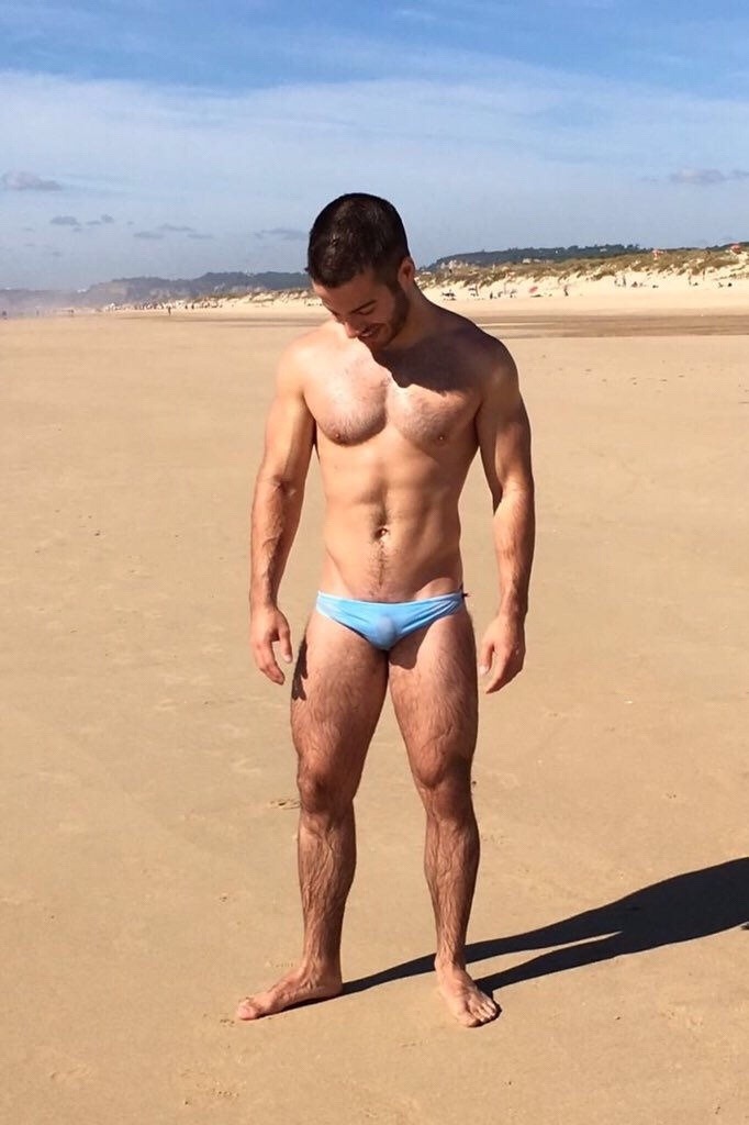 fur+speedo+beard+