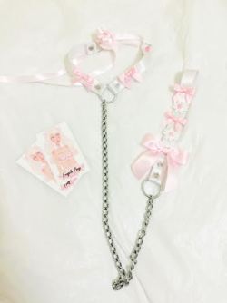 fragilepony:  Baby Chain Collar Leash at