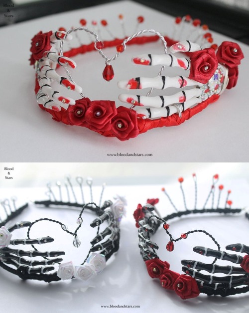 sosuperawesome:  Tiaras, Hair Clips and NecklacesBlood