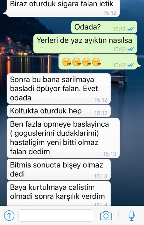 muratgurme: esimi0siktirme0zevki:  karımla mesajlaşmalar, o geceden…  harikasınız :)