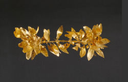 thegetty:  Ancient Greek gold wreathDerived