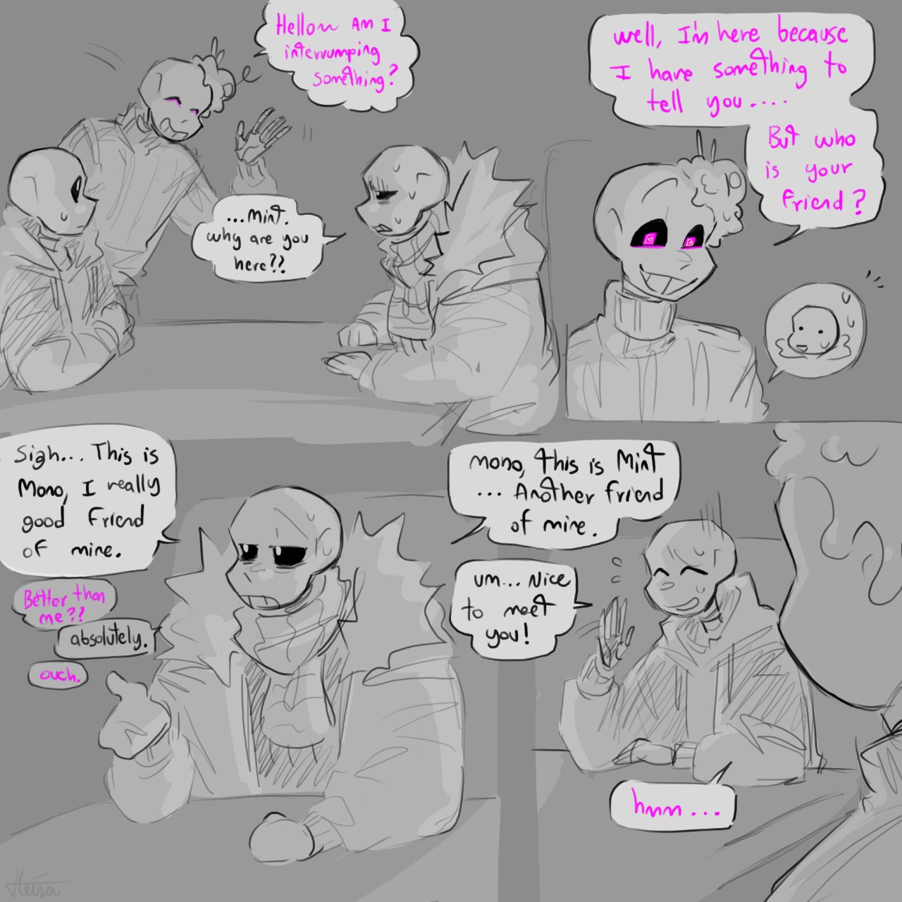 ✖Cross sans✖, Sans Au headcanons~